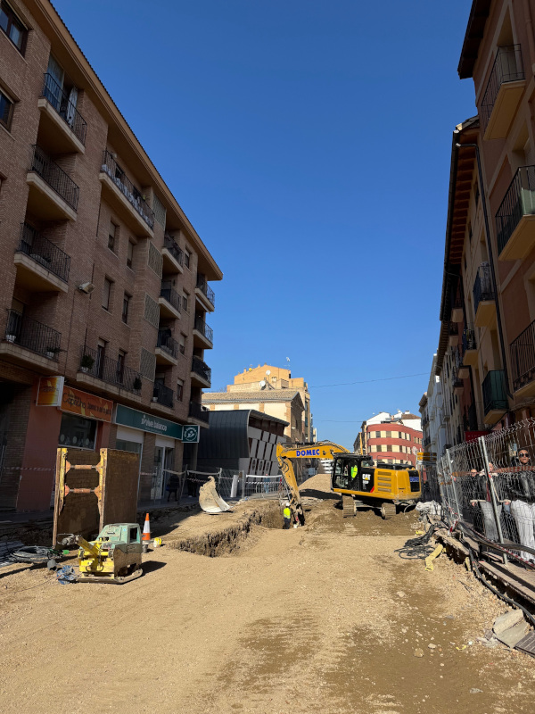 Imagen Las obras de reurbanización del Coso Alto avanzan según los plazos...