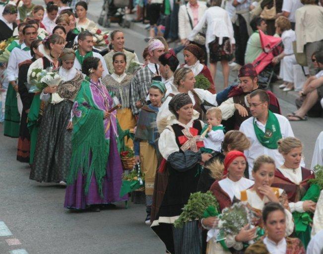 La ofrenda - Fiestas de San Lorenzo - Ayuntamiento de Huesca